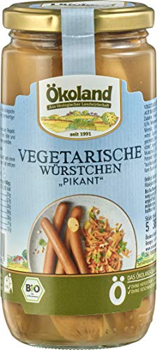 Ökoland Vegetarische Würstchen - Pikant 200g Ökoland Vegetarische Würstchen - Pikant 200g von Ökoland