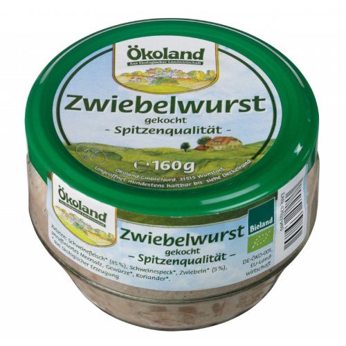 Ökoland Zwiebelwurst (160 g) - Bio von Ökoland