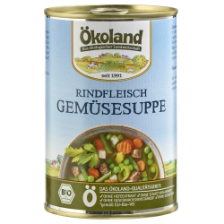 Rindfleisch-Gemüsesuppe von Ökoland