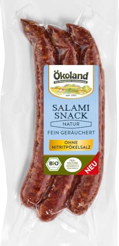 Salami-Snack Natur fein geräuchert 12 x 120 gr Salami-Snack Natur fein geräuchert 12 x 120 gr von Ökoland