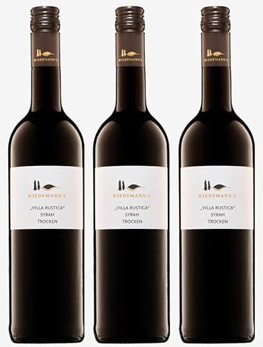 Albert Wiedemann | 3 Flaschen |"Villa Rustica" | Syrah | trocken | kräftig | leicht rauchige Note | Vegan | Bio | ökologisch | Bioland Albert Wiedemann | 3 Flaschen |"Villa Rustica" | Syrah | trocken | kräftig | leicht rauchige Note | Vegan | Bio | ökologisch | Bioland von Ökologisches Weingut Albert Wiedemann, Pfalz