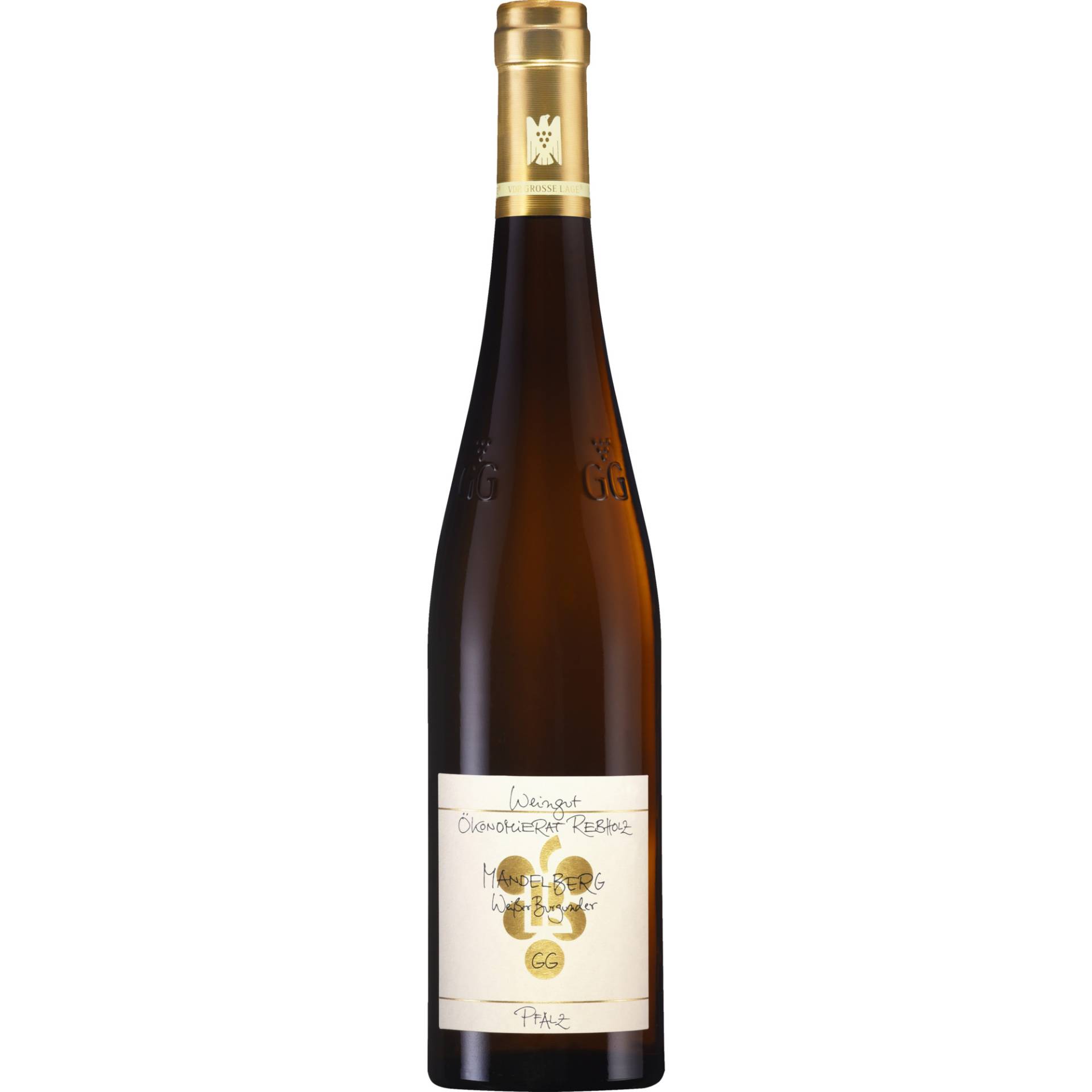 Mandelberg Weissburgunder GG, Trocken, Pfalz, Pfalz, 2021, Weißwein von Ökonomierat Rebholz,76833,Siebeldingen,Deutschland