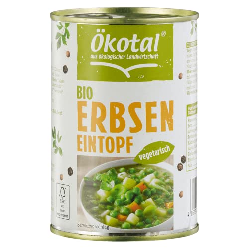 Ökotal Bio Erbseneintopf vegetarisch 1er Pack (1 x 400 g) von Ökotal