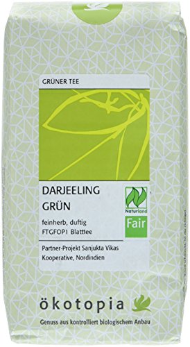 Ökotopia Darjeeling Grün, 1er Pack (1 x 200 g) von Ökotopia