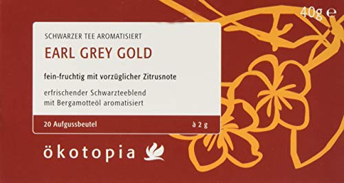 Ökotopia Earl Grey Gold, 8er Pack (8 x 40 g) von Ökotopia