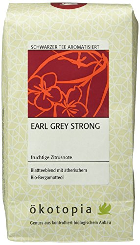 Ökotopia Earl Grey Strong, Tee, 1er Pack (1 x 250 g) von Ökotopia