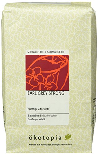 Ökotopia Earl Grey Strong, Tee, 1er Pack (1 x 500 g) von Ökotopia