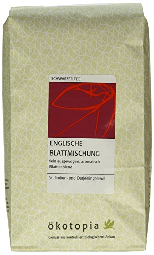 Ökotopia Schwarzer Tee Englische Blattmischung, 1er Pack (1 x 500 g) von Ökotopia