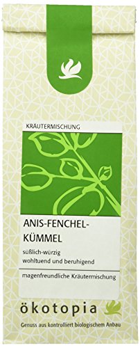 Ökotopia Kräutermischung Kräutertee Anis-Fenchel-Kümmel, 5er Pack (5 x 100 g) von Ökotopia