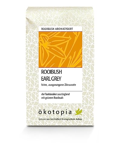 Ökotopia Roibusch Tee aromatisiert Rooibush Earl Grey, 1er Pack (1 x 250 g) von Ökotopia
