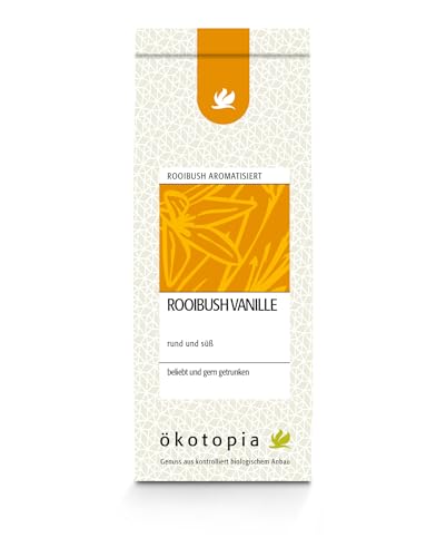 Ökotopia Roibusch Tee aromatisiert Rooibush Vanille, 5er Pack (5 x 100 g) von Ökotopia