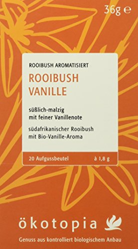 Ökotopia Rooibush Vanille, 8er Pack (8 x 40 g) von Ökotopia
