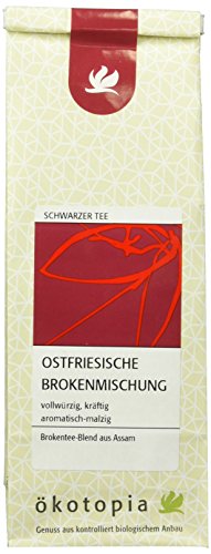 Ökotopia Schwarzer Tee Ostfriesische Brokenmischung, 5er Pack (5 x 100 g) von Ökotopia