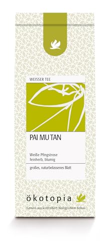 Ökotopia Weisser Tee Pai Mu Tan, 5er Pack (5 x 40 g) von Ökotopia