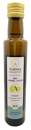 Bio Leinöl Plus Zitrone 250ml | frisch kaltgepresst aus Bio Leinsaat | besonders lecker | regional in Niedersachsen hergestellt Bio Leinöl Plus Zitrone 250ml | frisch kaltgepresst aus Bio Leinsaat | besonders lecker | regional in Niedersachsen hergestellt von Ölmühle Godenstedt