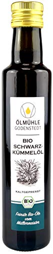 Bio Schwarzkümmelöl | 1. Kaltpressung | gefiltert | 500ml | mit Öko-Strom in Deutschland hergestellt, direkt aus der Ölmühle Godenstedt Bio Schwarzkümmelöl | 1. Kaltpressung | gefiltert | 500ml | mit Öko-Strom in Deutschland hergestellt, direkt aus der Ölmühle Godenstedt von Ölmühle Godenstedt