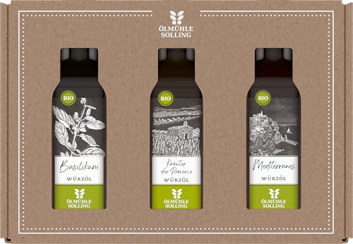 Ölmühle Solling 3er-Sortiment GewürzÖl Mediterrane Küche Bio Ölmühle Solling 3er-Sortiment GewürzÖl Mediterrane Küche Bio von Ölmühle Solling