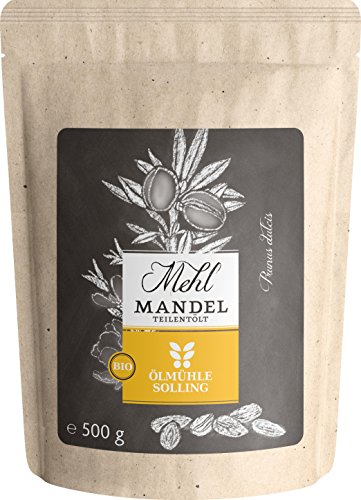 Ölmühle Solling Bio Mandelmehl, 1er Pack (1 x 500 g) von Ölmühle Solling