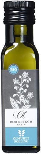 Ölmühle Solling Borretschöl kaltgepresst, BIO, nativ - Flasche, 1er Pack (1 x 100 ml) von Ölmühle Solling