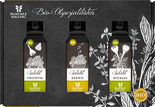 Ölmühle Solling Geschenkset | Probierset, Bio Salaltöl, 3x100ml (1) von Ölmühle Solling