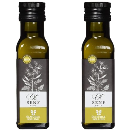 Ölmühle Solling Senföl kaltgepresst - nativ - BIO, 2er Pack (1 x 100 g) von Ölmühle Solling