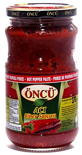 Öncü Scharfes Paprikapüree (Biber Salsa Aci), 370g von Öncü