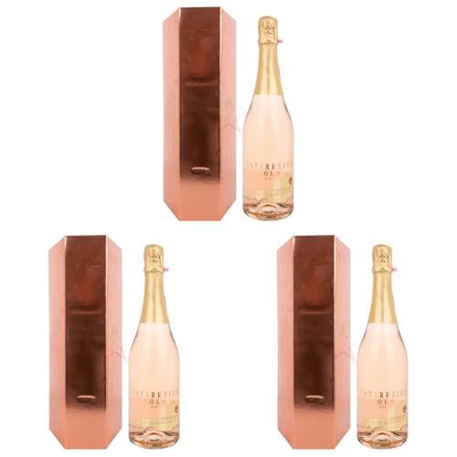 Österreich Gold Rosé - mit 23 Karat Blattgold (1 x 0.75 l) (Packung mit 3) von Österreich Gold