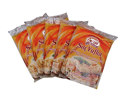 5 x 500g Feiner Blätterteig mittelfein - Filoteig - Sac Yufka für Börekgerichte von Öz-Yil Yufka