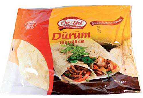 6 Packungen Öz Yil - 16 x 30cm XL Dürüm Teigfladen - Tortillas (1440g) von Öz Yil