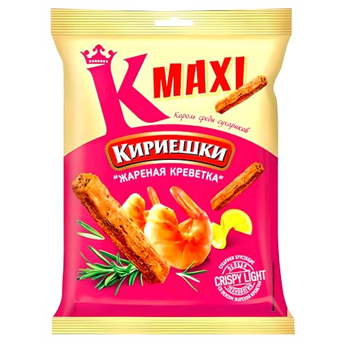Maissnack Kirieschki Maxi gebratene Garnelen (10 x 60g) von OFMARKT