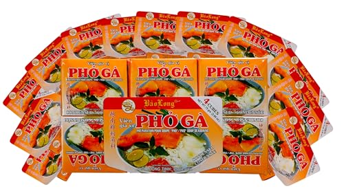 Bao Long Pho Ga Suppengewürz - 12er Pack - Bouillonwürfel - Würzmischung für Vietnamesische Pho Suppe - OG ASIA - 900g von OG ASIA