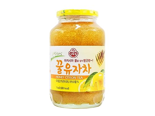 OTTOGI Koreanischer Honig Zitronen Tee - 1 kg Glas - Yuja Cha Honey Citron Tea - OG ASIA - 1 KG von OG ASIA