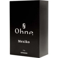 OHNE Mexiko Espresso 1000g / Espressokocher/Mokkakanne von OHNE