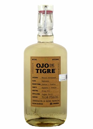 Ojo de Tigre Mezcal Artesanal Reposado 100% Agave 37% Vol. 0,7l Ojo de Tigre Mezcal Artesanal Reposado 100% Agave 37% Vol. 0,7l von OJO DE TIGRE