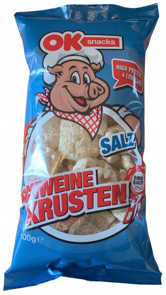 OK Snacks Schweinekrusten Salz von OK Snacks