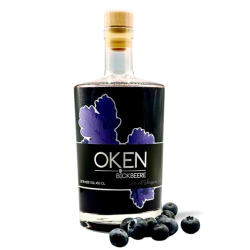 OKEN Bickbeere Blaubeer Vanille Likör – Blaubeerlikör auf Basis von Edelbrand aus Eicheln – Fruchtlikör mit Heidelbeeren und feiner Vanille – Von Hand hergestellt – Schnaps Flasche 0.5 Liter OKEN Bickbeere Blaubeer Vanille Likör – Blaubeerlikör auf Basis von Edelbrand aus Eicheln – Fruchtlikör mit Heidelbeeren und feiner Vanille – Von Hand hergestellt – Schnaps Flasche 0.5 Liter von OKEN