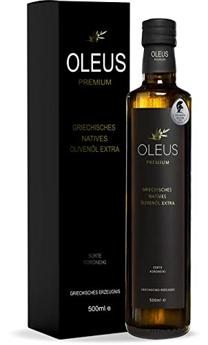 Premium griechisches Olivenöl Oleus Geschenk Box aus Griechenland (500ml Box) von OLEUS PREMIUM