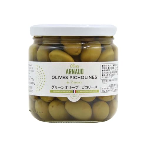 Oliven Mischung, Melange Provencal, mit Kern, mit Thymian, in Lake, Arnaud, 430g Oliven Mischung, Melange Provencal, mit Kern, mit Thymian, in Lake, Arnaud, 430g von Arnaud