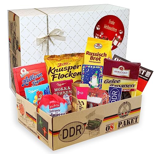 DDR Geschenkset Weihnachten Ost Produkte Geschenke Nikolaus Spezialitätenpaket von OLShop AG