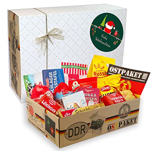 Ostpaket Weihnachten - DDR Süßigkeiten Osten Ostprodukte Ostalgie Geschenkset von OLShop AG