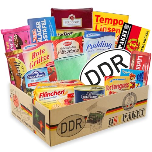 Ostprodukte DDR Produkte DDR Geschenkset DDR Ostpaket Kultprodukte Geschenkpaket Geschenkset Party Geschenkbox Geburtstag von OLShop AG