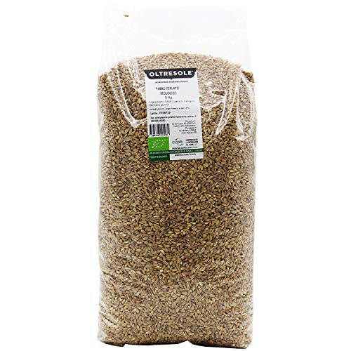Oltresole, Perlgraupen italienisch biologisch 5 kg, Bio-Getreide reich an Ballaststoffen und Proteinen, hergestellt in Italien, ideal für süße und herzhafte Backwaren, Großpackung von OLTRESOLE