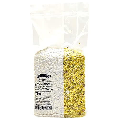 Oltresole, Natürliche rohe Pistazien 750 g, gehackt und ohne Salz, ideal für Desserts und herzhafte Gerichte, sorgfältig ausgewählte Trockenfrüchte, vakuumverpackt für optimale Frische Oltresole, Natürliche rohe Pistazien 750 g, gehackt und ohne Salz, ideal für Desserts und herzhafte Gerichte, sorgfältig ausgewählte Trockenfrüchte, vakuumverpackt für optimale Frische von PINAZ!