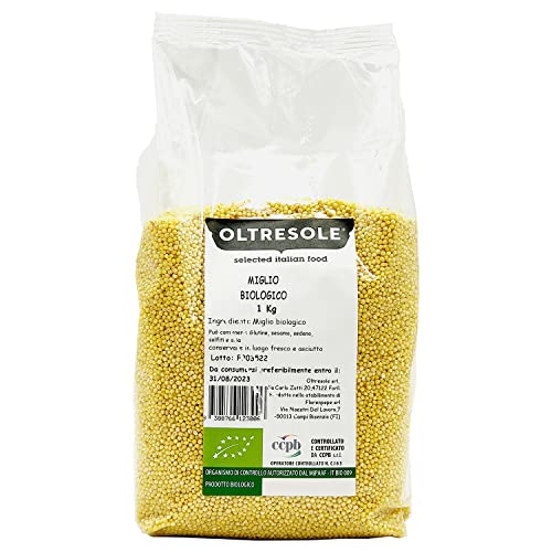 Oltresole - Weiße Bio-Quinoa 1 kg - Bio-Quinoa-Samen, Eiweißquelle ideal für vegane Gerichte und gesunde Rezepte, ideale Familienpackung von OLTRESOLE