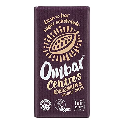 Ombar - CENTRES Kokosmilch und Vanille bio Roh-Schokolade - 35 g - 10er Pack Ombar - CENTRES Kokosmilch und Vanille bio Roh-Schokolade - 35 g - 10er Pack von OMBAR