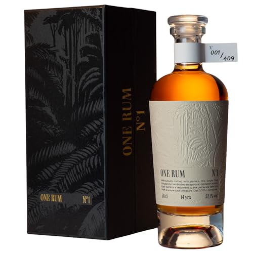 ONE RUM I Super Premium Single Cask Vintage Rum I Streng limitiert I Fassstärke I 500 ml (ONE RUM No. 1 I Venezuela | 14 Jahre) von ONE RUM