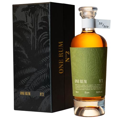 ONE RUM No. 2: Barbados | 13 Jahre gereift | Pot/Column Still | Limitiert auf 359 Flaschen | 55,3%-vol ONE RUM No. 2: Barbados | 13 Jahre gereift | Pot/Column Still | Limitiert auf 359 Flaschen | 55,3%-vol von ONE RUM