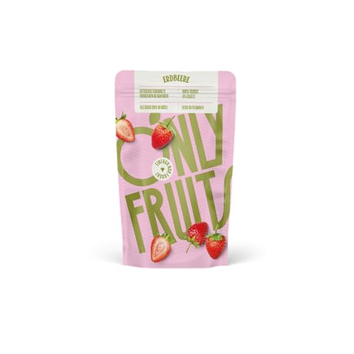 ONLY-FRUITS Erdbeeren in Scheiben gefriergetrocknet ONLY-FRUITS Erdbeeren in Scheiben gefriergetrocknet von ONLYFRUITS