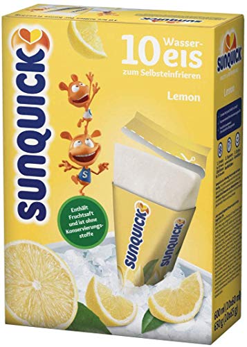Sunquick Lemon Wassereis (1x 600ml) (10x60ml) von ONLYU