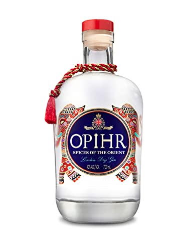 Opihr Spices of the Orient Dry Gin - mit erlesenen Gewürzen wie schwarzer Pfeffer aus Indien, Kubeben-Pfeffer aus Indonesien und Koriander aus Marokko handgepflückt (1 x 0,7l) von OPIHR